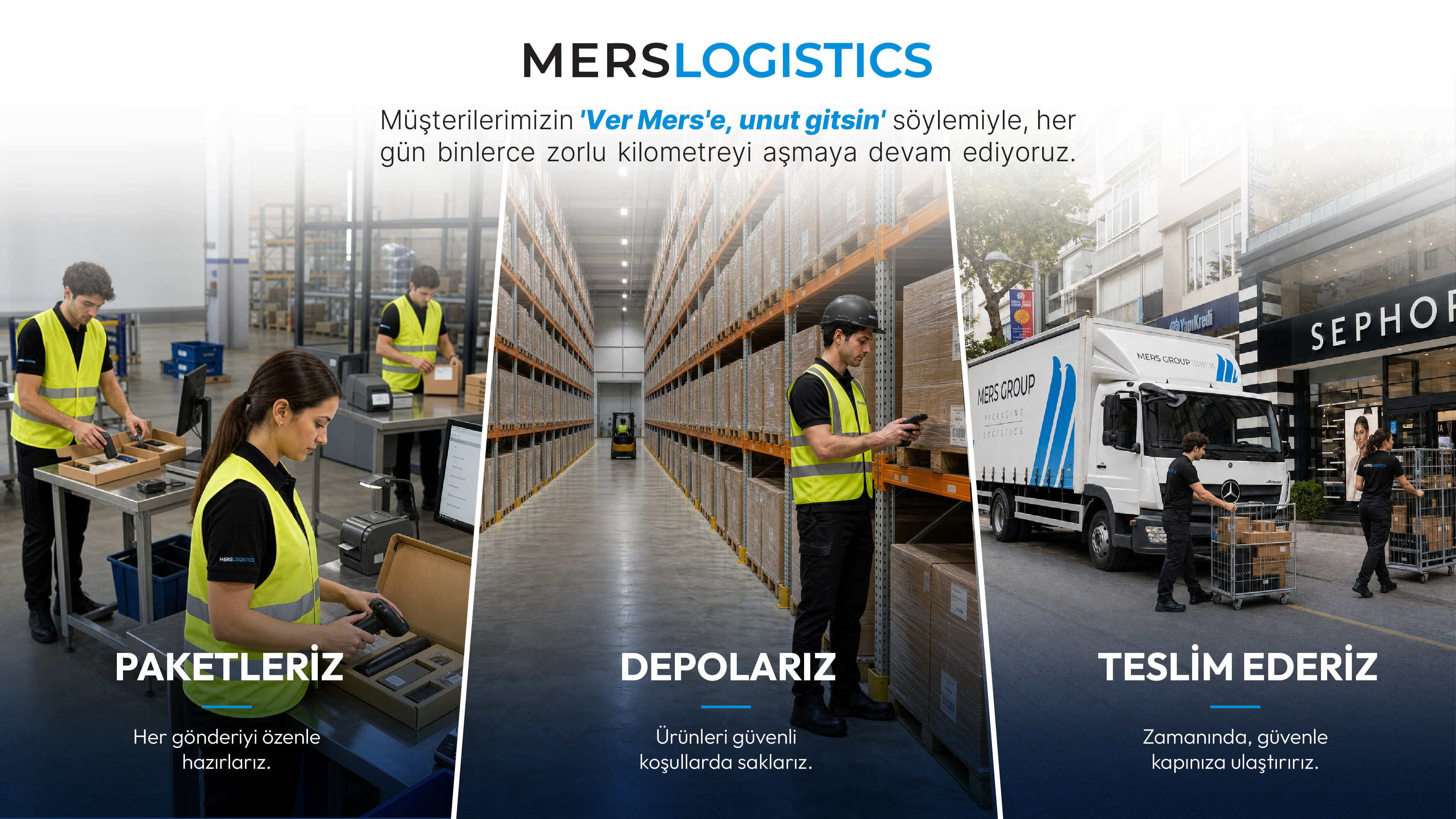 Mers Lojistik — Paketleriz, koruruz, teslim ederiz.