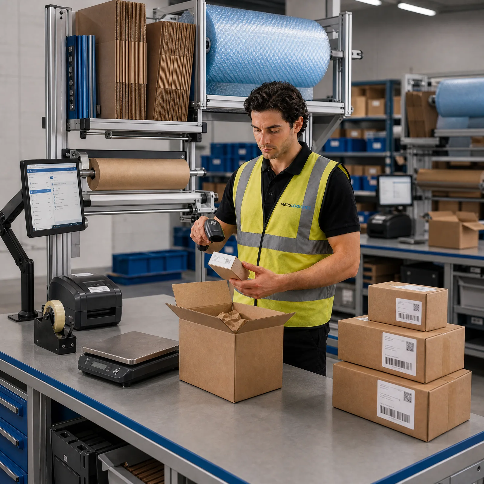 E-ticaret depolama ve fulfillment operasyonu