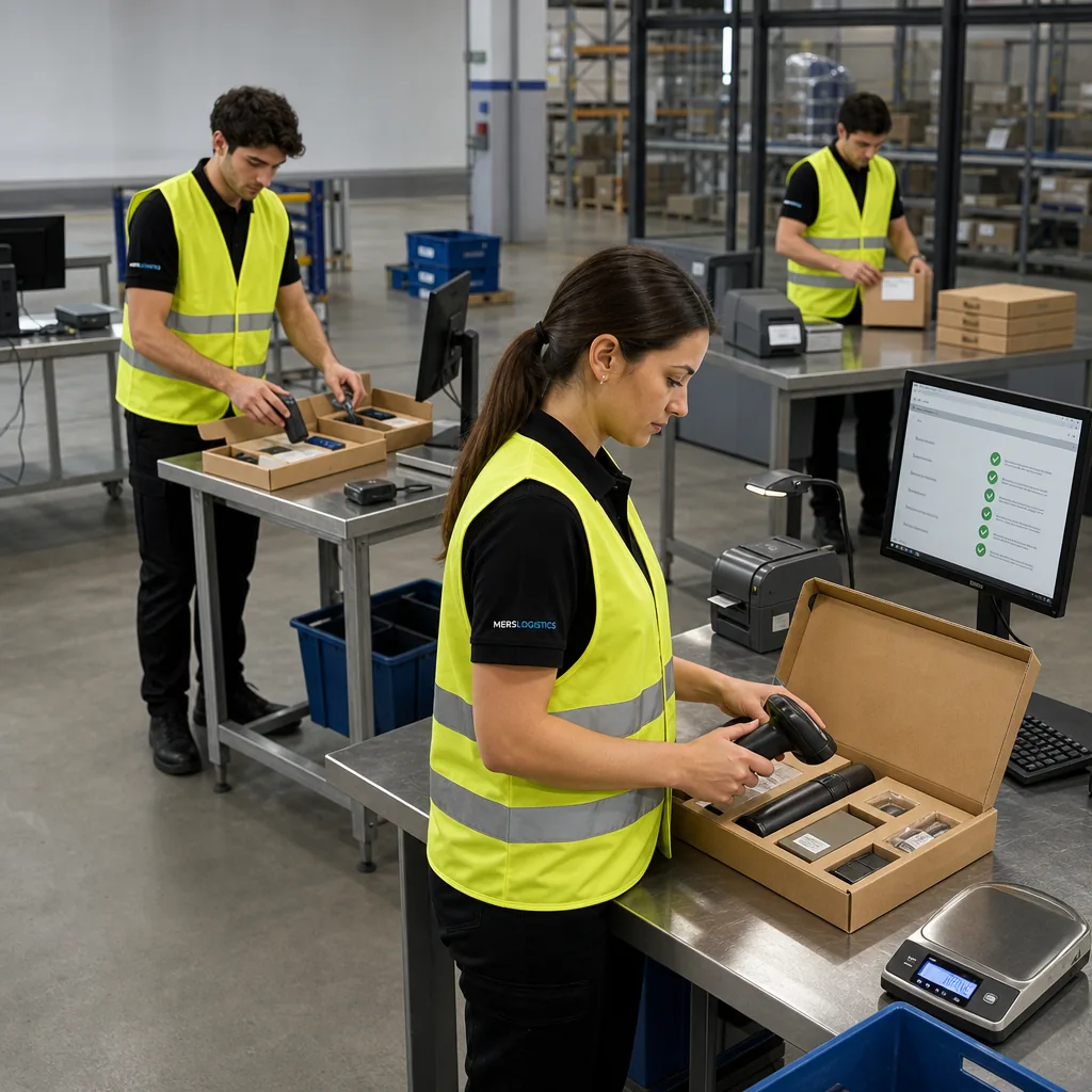 Katma değerli hizmetler — etiketleme, kitting ve co-packing
